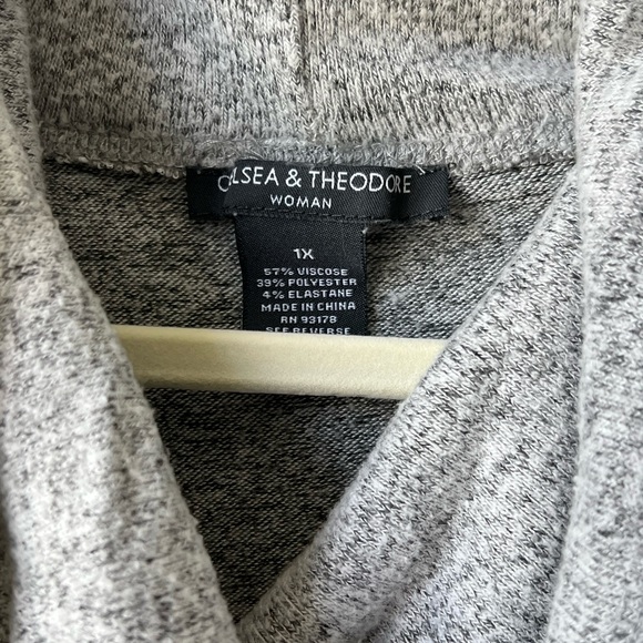 Asymmetric Cowl Neck Sweater - Picture 3 of 3